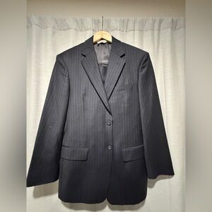 Pronto Uomo Charcoal Pinstripe 2 Piece Suit